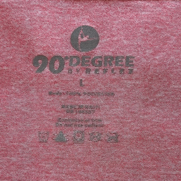 90 Degree by Reflex Woman Size Large T-Shirt Activewear - Picture 4 of 4